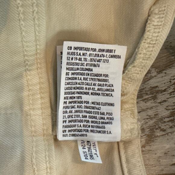 American Eagle Y2K Plunge Crop Vest Size Medium Button Closure Boho Festival - Picture 5 of 9